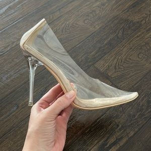 Mackin J Clear Transparent Heels